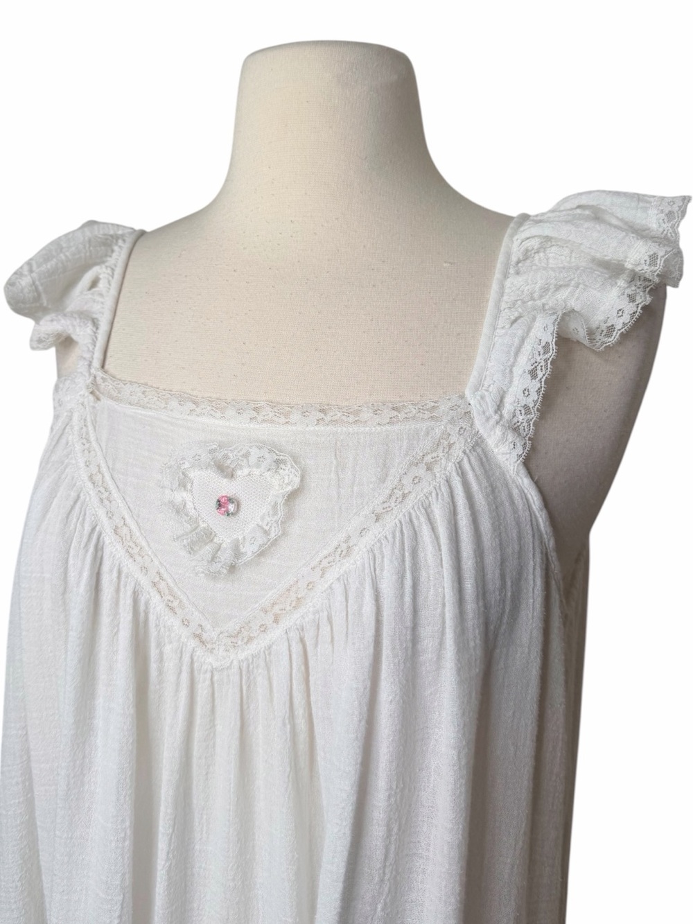 Vintage Jennifer Dale Cotton Slip Dress. - Picture 4 of 6